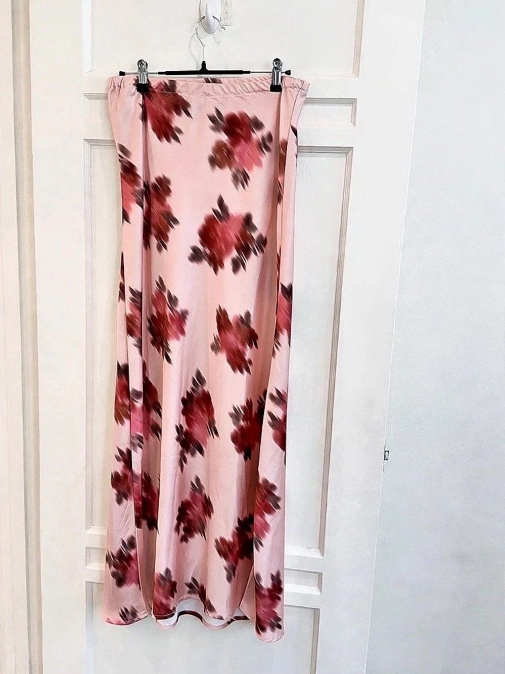 WeWoreWhat Slip Skirt Floral Maxi in Pink & Red NWT